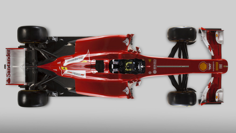 Illustration for article titled Ferrari F138: A Formula Car With A Prosthetic Nose